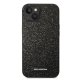 Apple iPhone 14 Plus 6.7\" Karl Lagerfeld Glitter Plaque Logo Case Cover (KLHCP14MG2ELK), Black