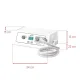 Exo Podo Line Podiatry Milling Machine with Dust Extractor