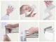 Swivel Bathroom Towel Rack with 4 Arms, White