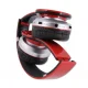 Rebeltec Crystal On-Ear Wireless Bluetooth Headphones, Red