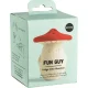 OTOTO Fun Guy Fridge Deodorizer Odour Absorber, Silicone, White / Red