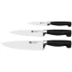 ZWILLING Vier Sterne 4-Piece Knife Block Set with Self-Sharpening Block