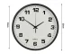Large Silent Wall Clock 25 cm, Black