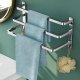 Metal Bathroom Towel Hanger 50cm, Silver