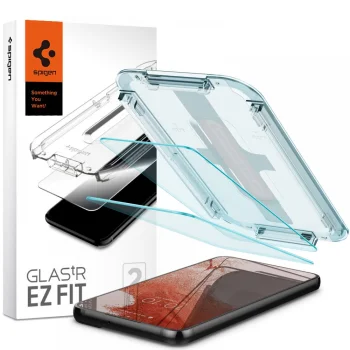 Spigen Glas.tR EZ Fit Tempered Glass for Samsung Galaxy S22 (2 pcs)