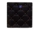 Electronic Glass Bathroom Scales with LCD Display, 180kg, Black/Gold