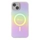 Guess iPhone 15 Plus Case IML Iridescent MagSafe, Pink
