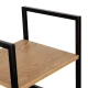 Industrial Bookshelf 5-Tier Shelving Unit with Metal Frame ModernHome