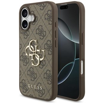 Guess 4G Big Logo Phone Case Cover iPhone 17 - Brown