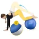 Gimnastikos kamuolys 4FIZJO Reh Ball 55 cm, mėlynas