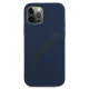 Guess iPhone 12 Pro Max Case Silicone Vintage Script, Blue