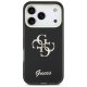 Guess IML 4G Script Metal Phone Case Cover iPhone 17 Pro - black