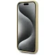 Karl Lagerfeld iPhone 15 Pro Max Case Wrinkled Metal Signature, Gold
