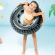 Intex Inflatable Tire Swim Ring Pool Float 91 cm 59252