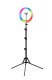 Glow Ring Lamp 10\" Rgb Bsc with Tripod 10W