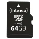 Intenso 64GB microSDXC Class 10 Memory Card with Adapter