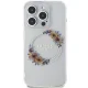 Guess IML Flowers Wreath MagSafe iPhone 15 Pro Max Case - Clear