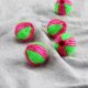 Washing Machine Lint and Pet Hair Removal Balls, 6 pcs, 3.2 cm, Green-Red