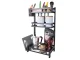 Three-Tier Kitchen Shelf Organizer Loft, Black