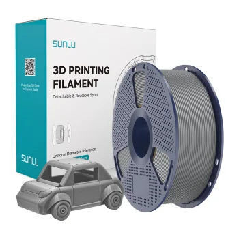 Sunlu PETG 3D Printer Filament, Gray (PETG Gr)