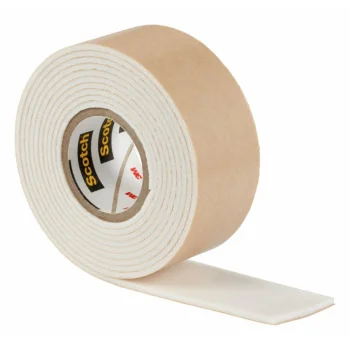3M Scotch-FIX Mirror Double-Sided Mounting Tape, 19 mm x 1.5 m, White