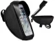 Waterproof Bike Bag with Phone Holder Black