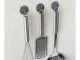 Self-Adhesive Stainless Steel Hooks, 4 pcs, Silver