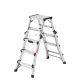 Hailo Master DTL100 Telescopic Step Ladder 2 x 4 – 2 x 6 Steps