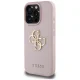 Guess Grained Big 4G Logo Case for iPhone 16 Pro Pink