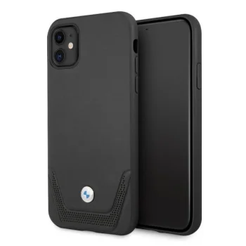 BMW Perforate Leather Case for iPhone 11 / XR Black