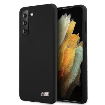 Samsung Galaxy S21+ Plus (SM-G996B) BMW Silicone M Collection Case Cover (BMHCS21MMSILBK), Black