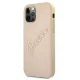 Guess iPhone 12 Pro Max Case Saffiano Vintage Script, Gold