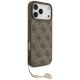Guess 4G Charms Collection MagSafe Phone Case Cover iPhone 17 Pro Max - brown
