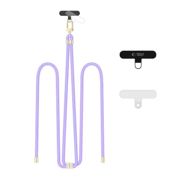 Tech-Protect C7S Crossbody Phone Strap with Adapter - Purple