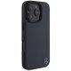 Mercedes iPhone 16 Pro Max Case Wood Imitation Leather MagSafe, Navy Blue