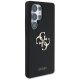 Guess Silicone Big 4G Logo Bottom Script Case for Samsung Galaxy S25 Ultra, Black