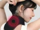 Heated Neck Massager Belt with USB Power, Black