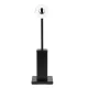 Modernhome Bathroom Stand for Toilet Paper and Brush, Black