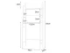 Over-the-Toilet Bathroom Storage Rack, 3 Shelves, White