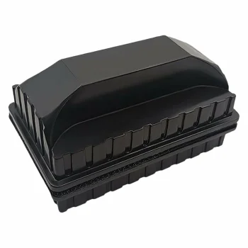 Magnetic Aquarium Glass Cleaner, 11x5.5x20 cm, Black