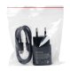 Samsung 25W EP-TA800EBE USB-C Wall Charger with Samsung EP-DA705BBE USB-C / USB-C Cable Replacement Pack - Black