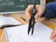 School Compass Set with Pencil and Spare Leads Geometry Kit, black