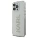 Karl Lagerfeld iPhone 16 Pro Max Case IML Rhinestones Logo, Transparent