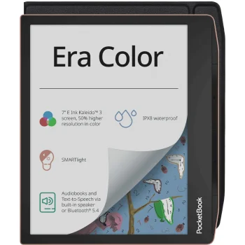 PocketBook Era Color 32GB eBook Reader with Karl Lagerfeld Cover, Sunset Copper