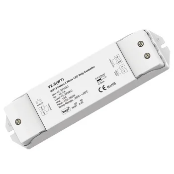 V2-S(WT) Smart LED Controller 12-36V 10A Tuya Wi-Fi Push-Dim