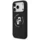 Karl Lagerfeld Silicone Karl&Choupette Ring MagSafe Phone Case Cover iPhone 17 Pro Max - Black
