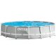 INTEX 26724 Metal Frame Pool Set 457 x 107 cm, 12-in-1, Grey