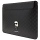 Чехол Karl Lagerfeld Saffiano Monogram Ikonik для ноутбука до 16\", черный