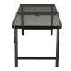 Ikonka LUARO Folding Camping Table, 80 x 66 x 40 cm, Black