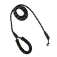 Heavy-Duty Reflective Rope Dog Leash for Training, 3m, Black